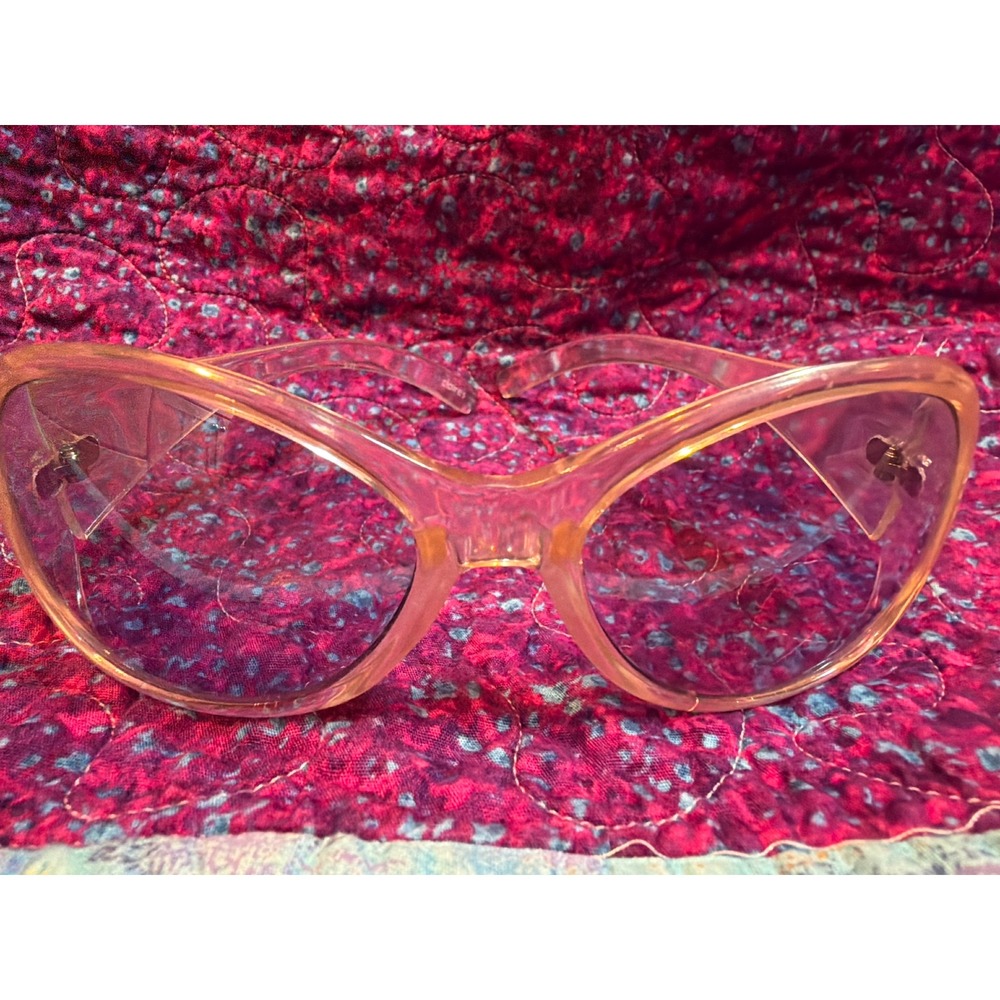 Claires Y2K style Clear Translucent Wrap Sunglasses